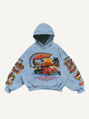 Beautiful girls motorcycle tattoo sweatshirt