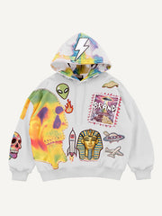 Were the pyramids built by aliens Loose hooded sweatshirt