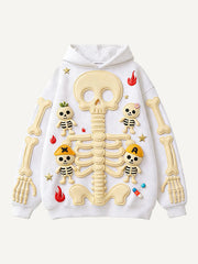 Multi-color cute skull candy man sweatshirt