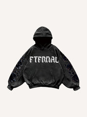 Eternal Bloom Trendy Print Sweatshirt