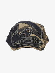 Camouflage Metal Patch Design Duckbill Forward Cap