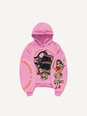 Tengshe Black Panther Skull Sweatshirt