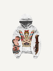 Sexy beauty motorcycle trendy sweatshirt