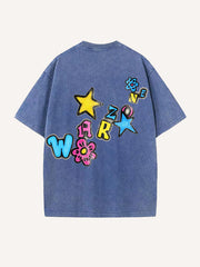 Cute Clown Artist Washed T-shirt