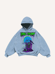 Kapuzenpullover mit Figure&Wing-Grafikdruck und schrägen Taschen