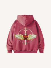Angels Guardian Washed Hoodie