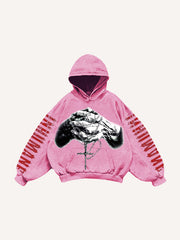 Angels Everywhere Print Sweatshirt