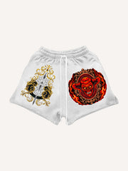 Hellfire Totem Fashion Shorts