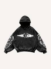 Horror Human Skin Eye Totem Sweatshirt