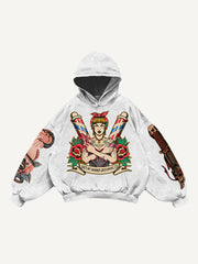 Sexy beauty motorcycle trendy sweatshirt