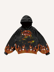 Holy Cross Flame Skull Rap Sweatshirt