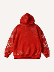 Sparkling Snowflake Mood Hooded Christmas Sweatshirt