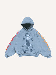 Vampire Medieval Retro Print Sweatshirt