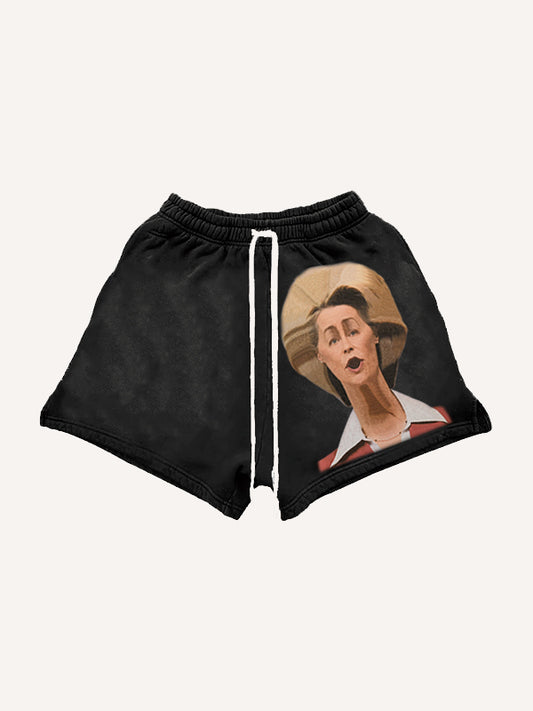 Artist reimagines leaders to create limited-edition shorts