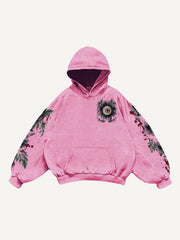 Eye of Hell hand-painted art illustration sweatshirt