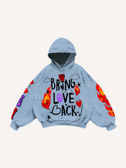 Halloween Graffiti Skull Funny Print Fashion Sweatshirt