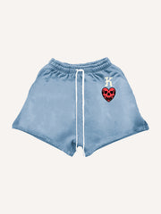 Skull King Playing Card Street Tattoo Shorts