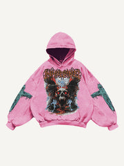 Artist hand-painted horror sweatshirt