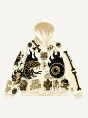 Unique Halloween print sweatshirt