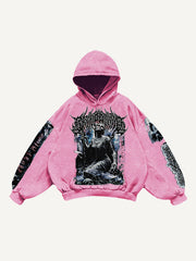 Dark style hip-hop sweatshirt