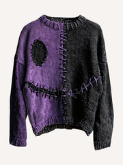 Halloween horror skull element sweatshirt