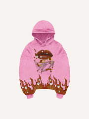 Holy Cross Flame Skull Rap Sweatshirt