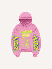 Kapuzenpullover mit Figure&Wing-Grafikdruck und schrägen Taschen