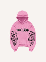 Horror Human Skin Eye Totem Sweatshirt