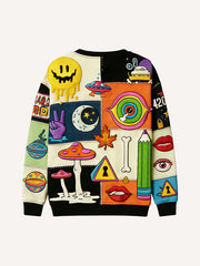 The Secret That Cannot Be Told Themed Printed Sweatshirt