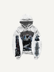 Dark style hip-hop sweatshirt