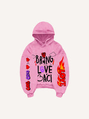 Halloween Graffiti Skull Funny Print Fashion Sweatshirt