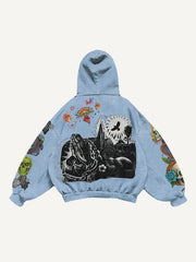 Statue of Liberty trendy distressed sweatshirt