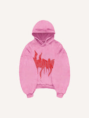 Japanese hand-painted mythical beast limited edition print sweatshirt