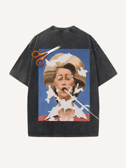 Artist reimagines leaders to create limited-edition T-shirt