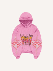 Double Flag Lion Hand-Painted Limited Edition Sweatshirt