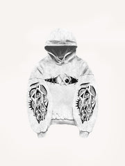 Horror Human Skin Eye Totem Sweatshirt