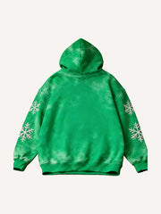 Sparkling Snowflake Mood Hooded Christmas Sweatshirt