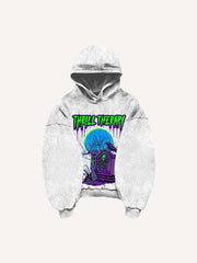 Kapuzenpullover mit Figure&Wing-Grafikdruck und schrägen Taschen