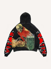 Pirate red lips sexy beauty sweatshirts