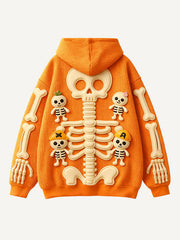 Multi-color cute skull candy man sweatshirt
