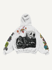 Statue of Liberty trendy distressed sweatshirt