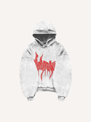 Japanese hand-painted mythical beast limited edition print sweatshirt