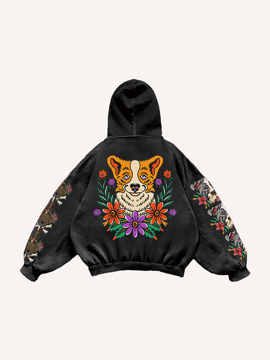 Cute Dog Tattoo Memorial Sweatshirt