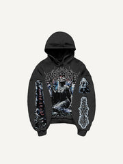 Dark style hip-hop sweatshirt