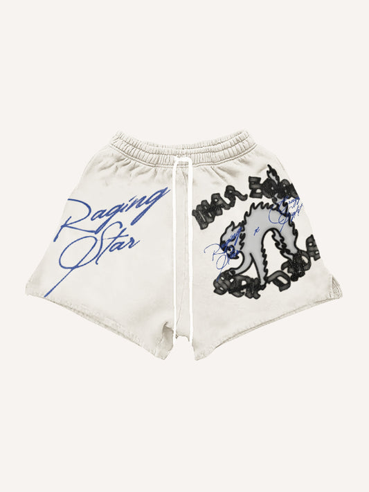 Artist-painted personalized trendy shorts