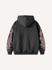 No one should be the clown in love Pure cotton printed sweatshirt