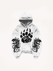 Totem Tattoo Giant Wolf Hoodie