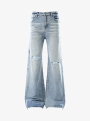 Denim Ripped Washed Distressed Jeans