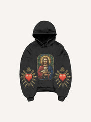 Believe in God and be with me trendy print pattern