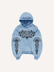 Retro God of Wealth Totem Sweatshirt